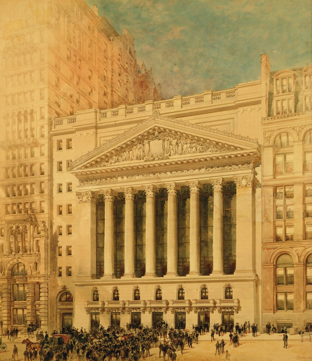 New Yorker Börse von Hughson Frederick Hawley