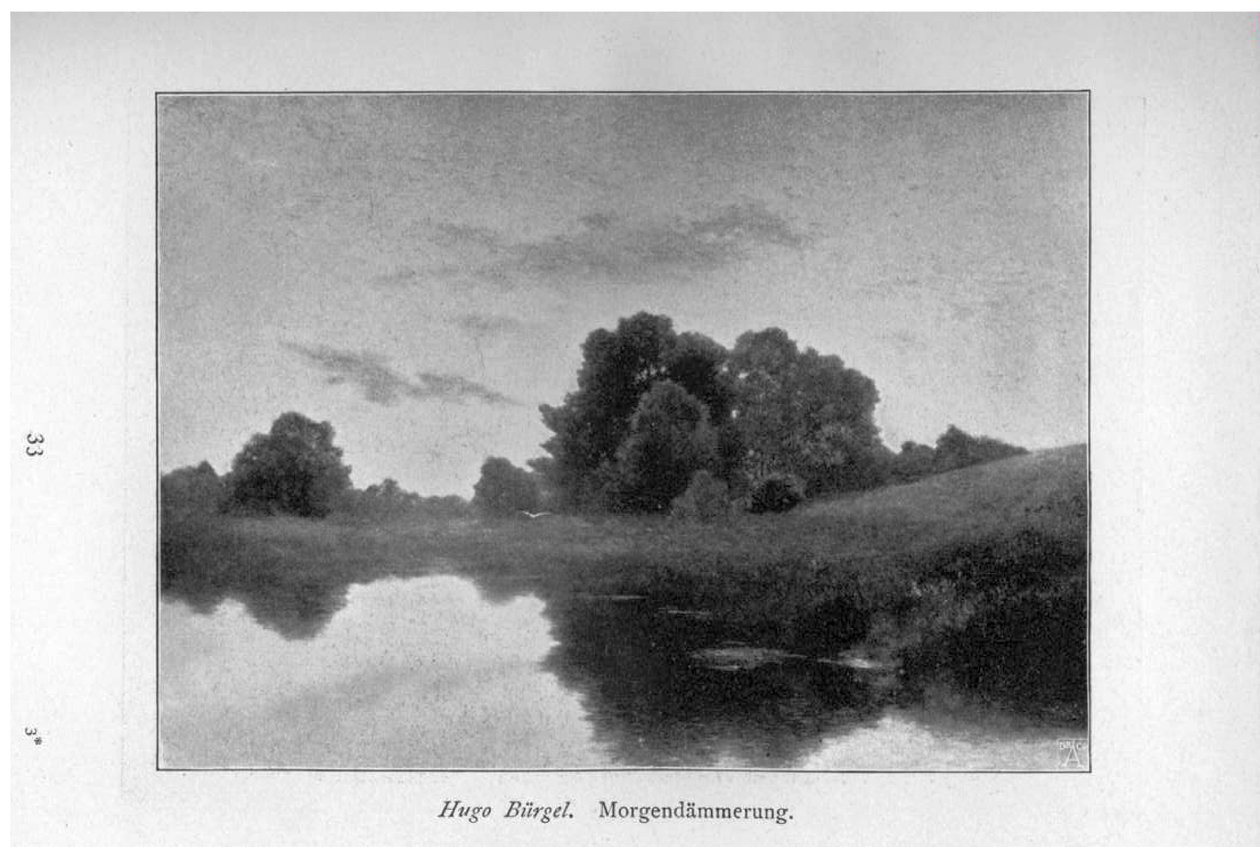 Morgendämmerung von Hugo Bürgel