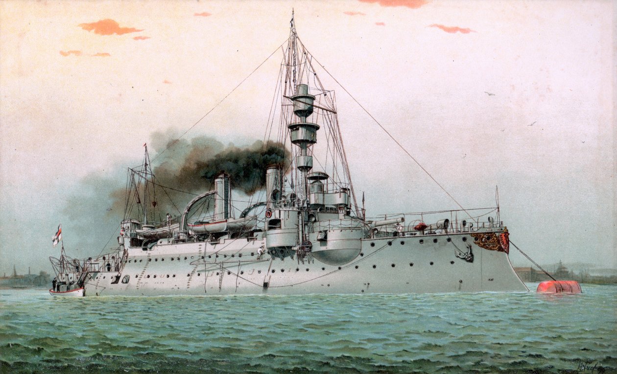S.M. Küstenpanzerschiff Ägir von Hugo Graf