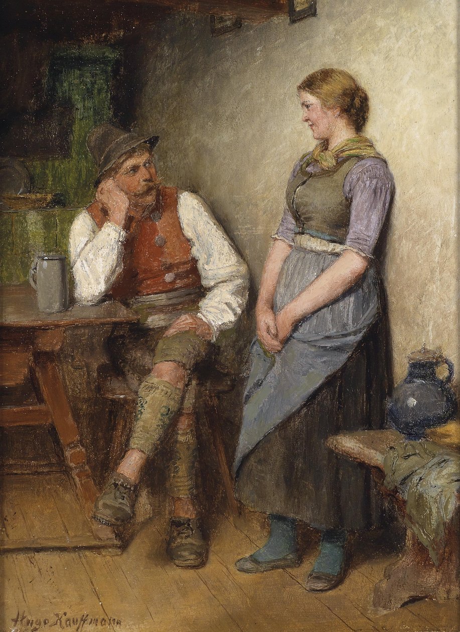 Im Gespräch von Hugo Kauffmann