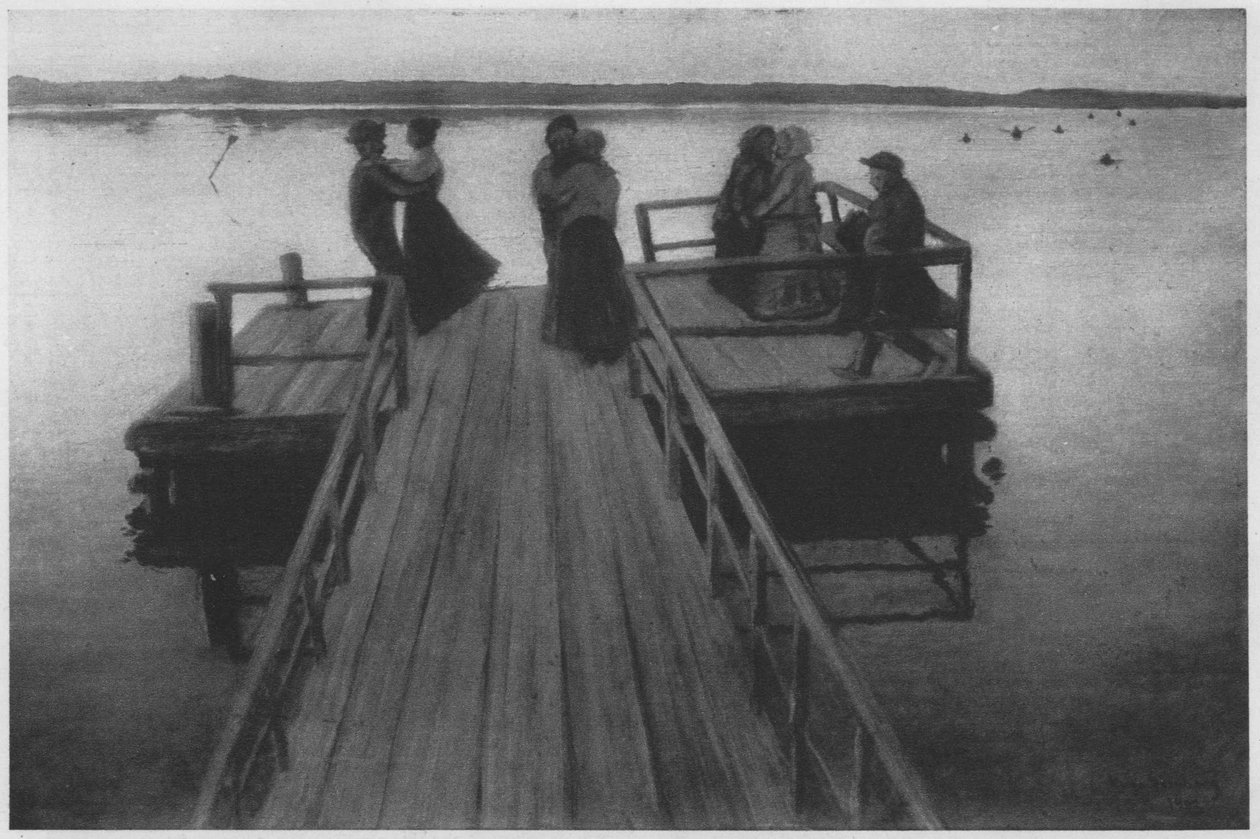 Tanz auf der Landungsbrücke von Hugo Simberg