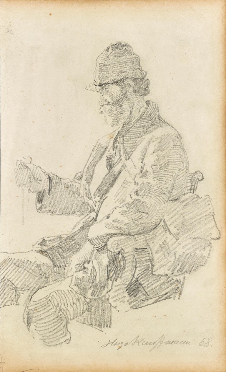 Rastender Wanderer von Hugo Kauffmann