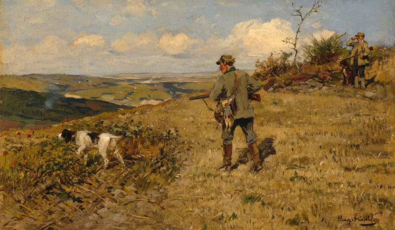 Herbstjagd von Hugo Muhlig
