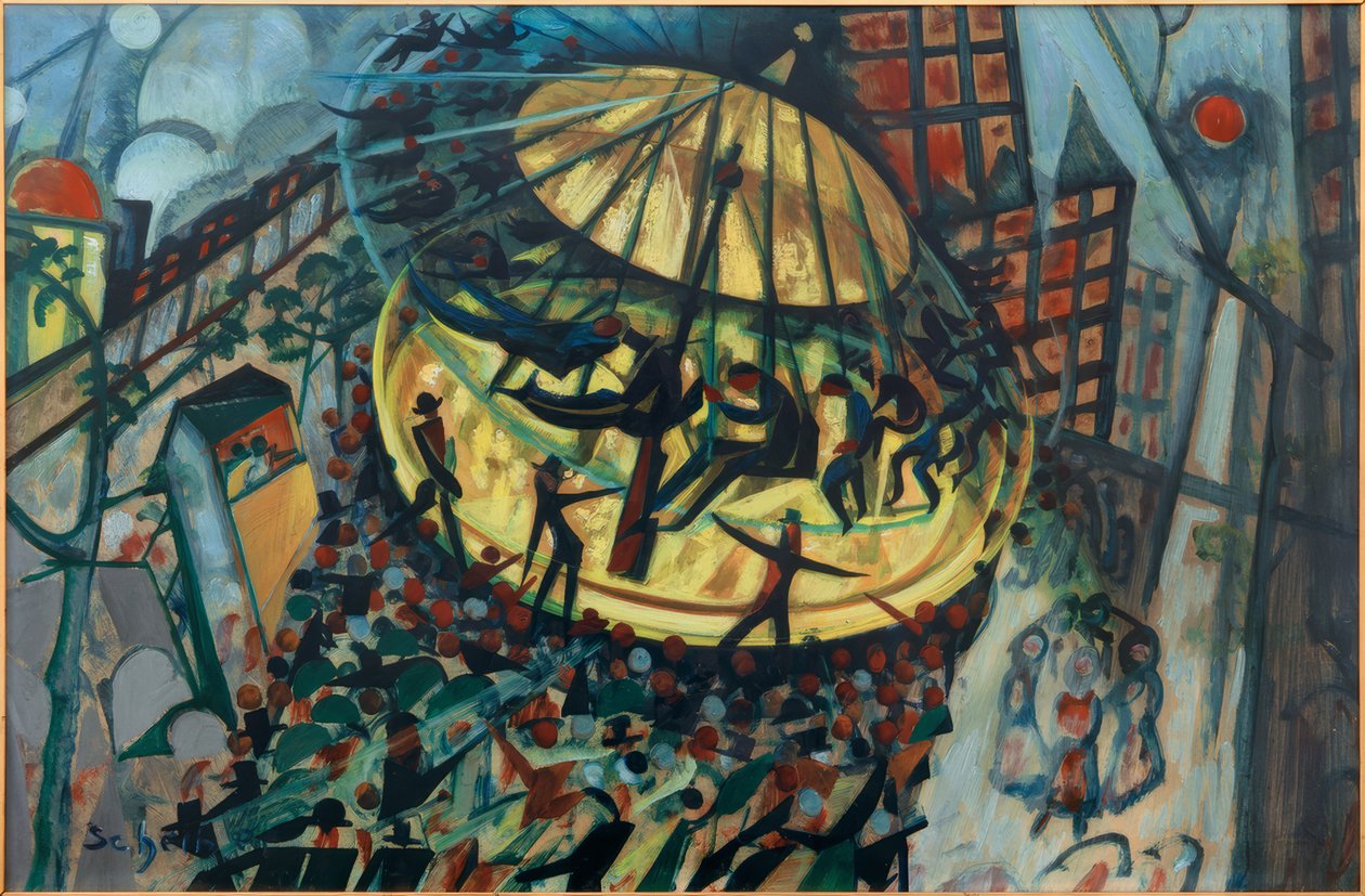Wurstelprater von Hugo Scheiber