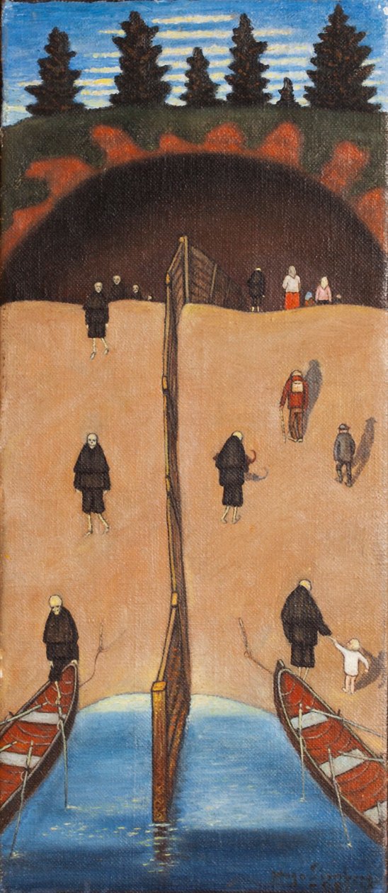 Am Tor von Tuonela von Hugo Simberg