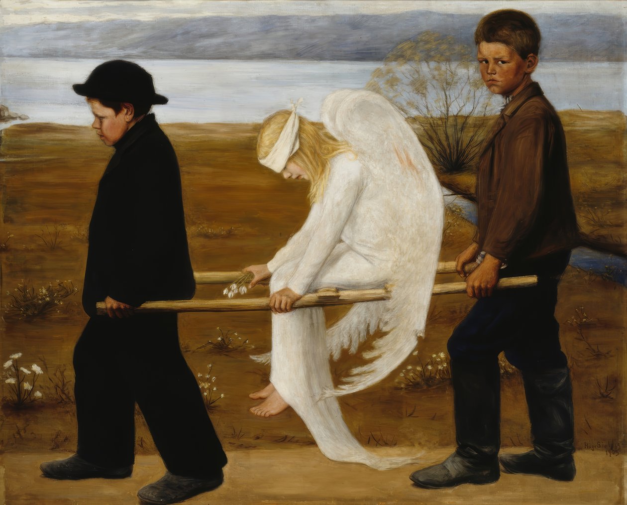 Der verwundete Engel von Hugo Simberg