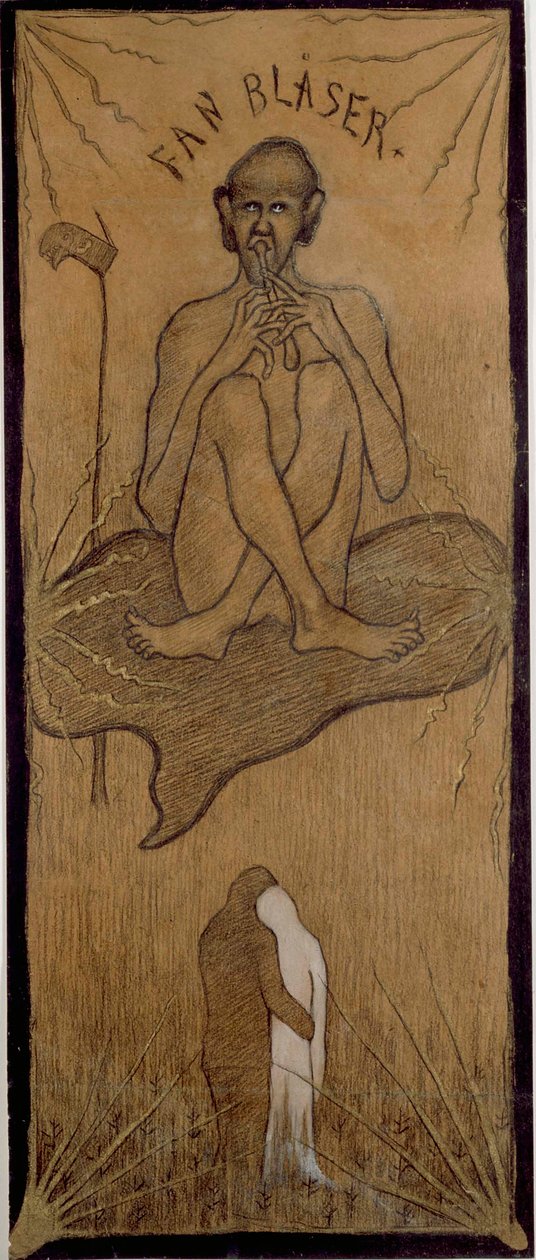 Der Teufel bläst von Hugo Simberg