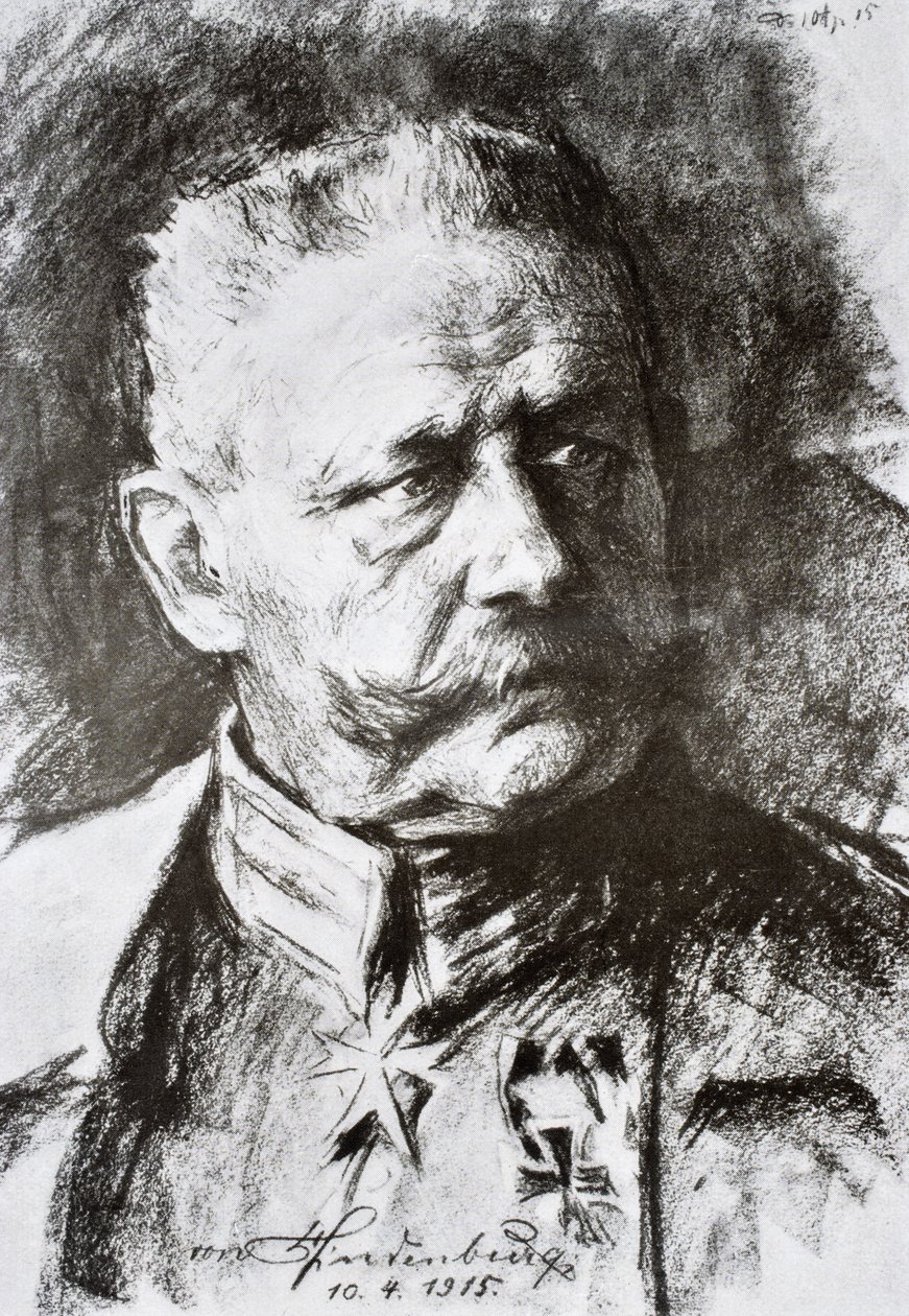 General Paul von Hindenburg von Hugo Vogel