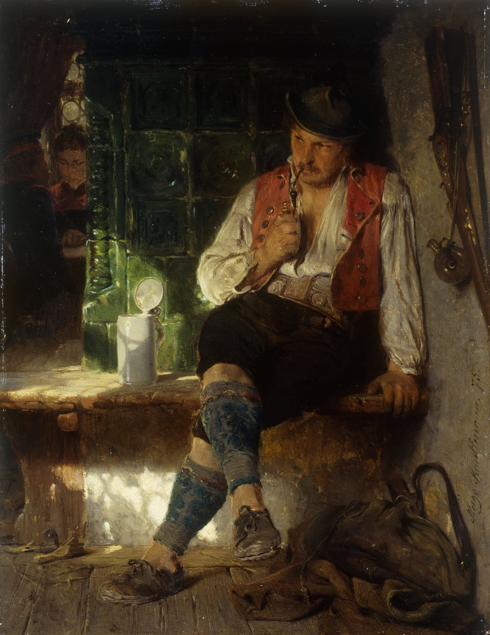 Eine Tavernen-Szene, 1875 von Hugo Wilhelm Kauffman
