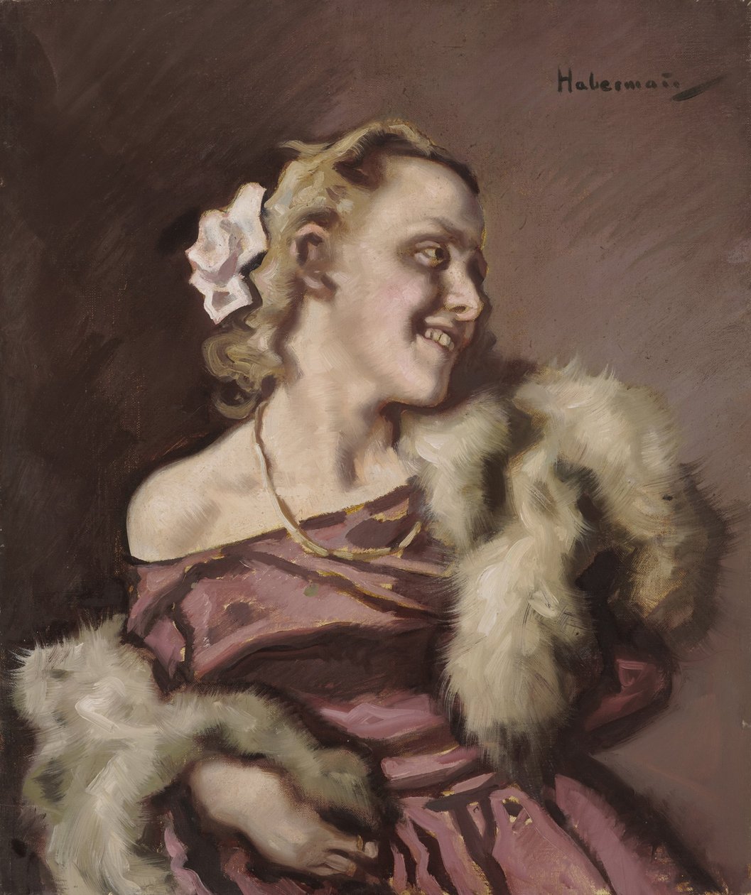 Frauenbildnis von Hugo von Habermann