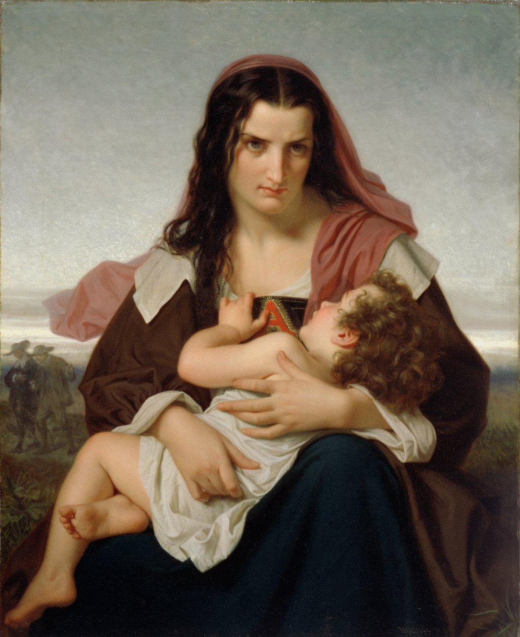 Der scharlachrote Buchstabe, 1861 von Hugues Merle