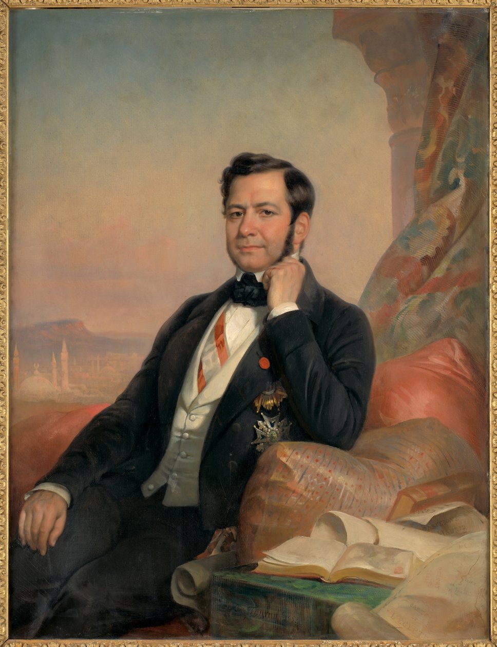 Porträt von Ferdinand de Lesseps von Hugues Foureau