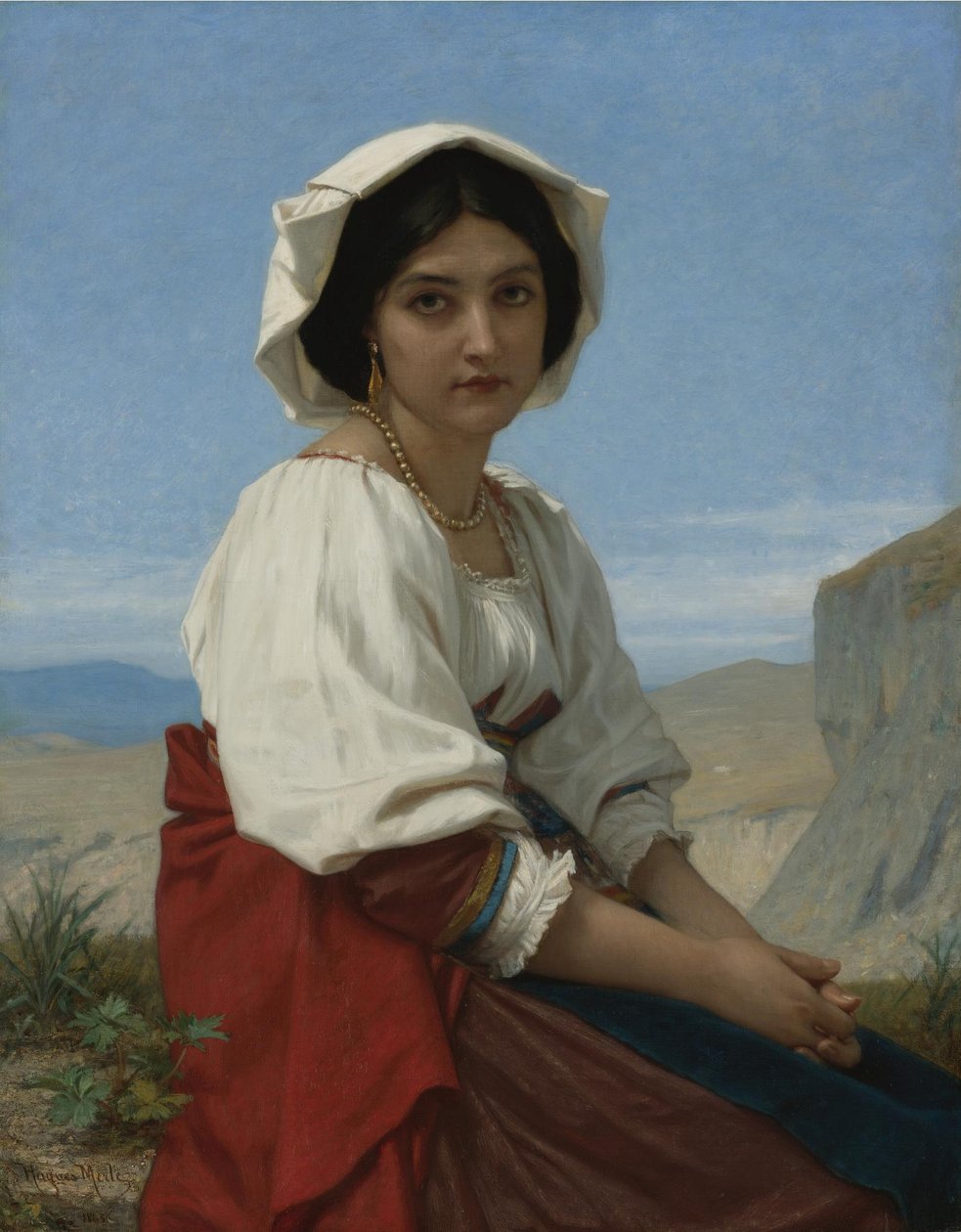 Italienisches Mädchen von Hugues Merle