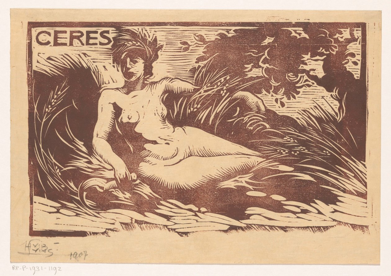Ceres von Huib Luns (signed by artist)