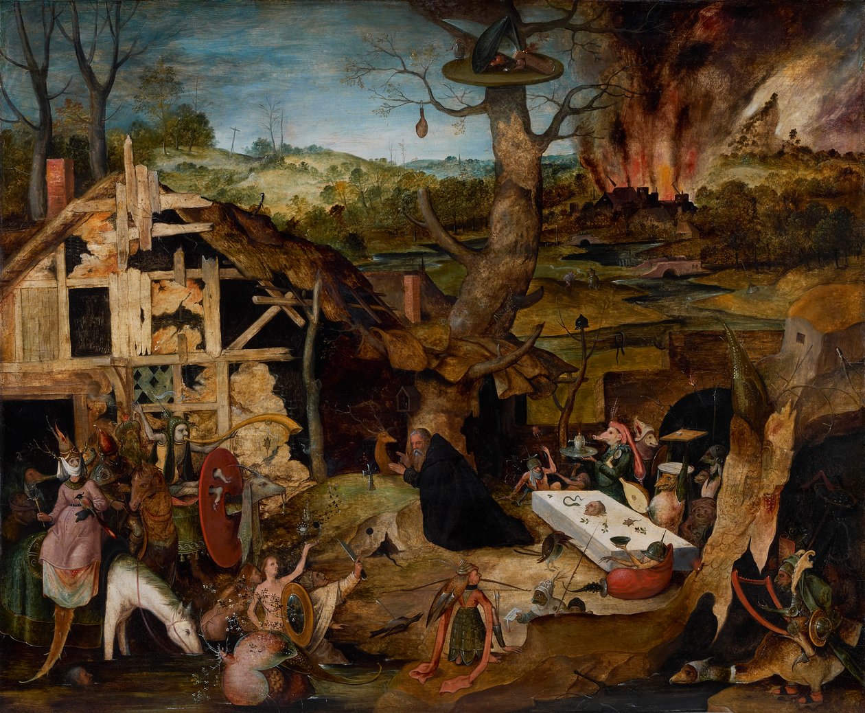 Die Versuchung des heiligen Antonius, 1577 von Huys