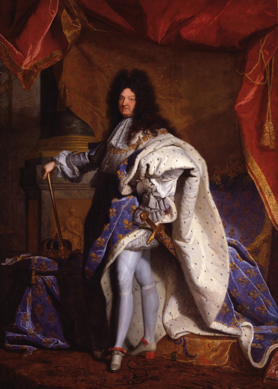 Ludwig XIV., König von Frankreich (1638-1715) von Hyacinthe Francois Rigaud