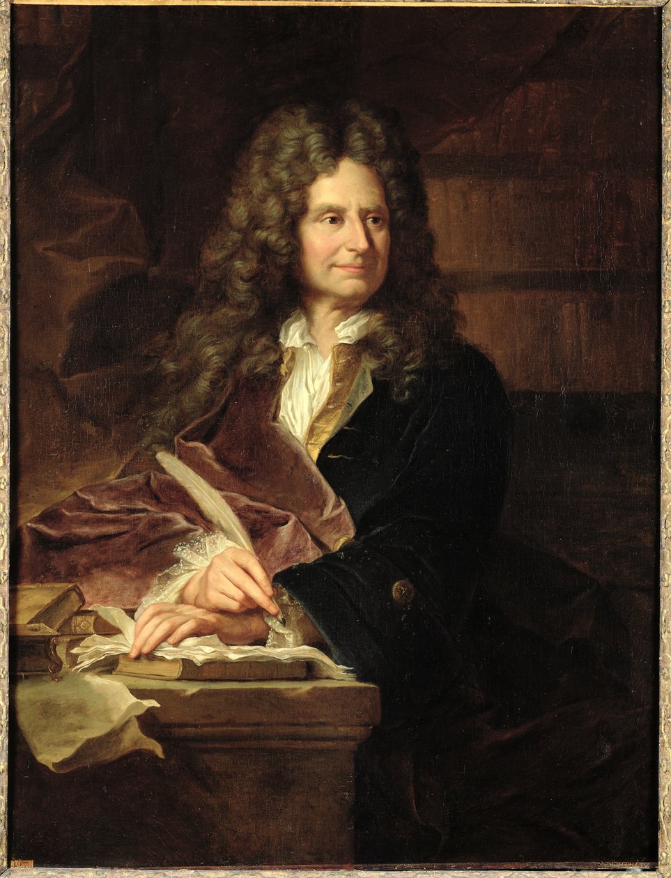 Nicolas Boileau (1636-1711) nach 1704 von Hyacinthe Francois Rigaud