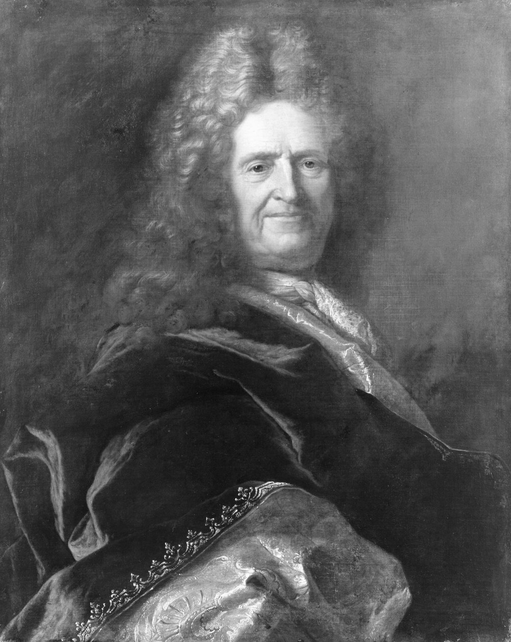Porträt eines Mannes von Hyacinthe Francois Rigaud