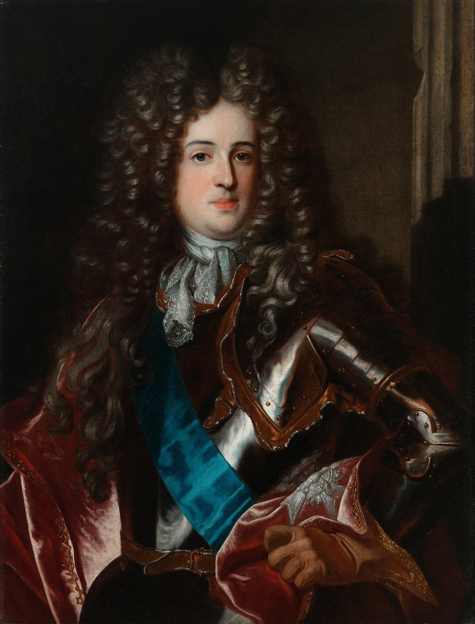 Porträt von Aleksander Benedykt Sobieski von Hyacinthe Francois Rigaud