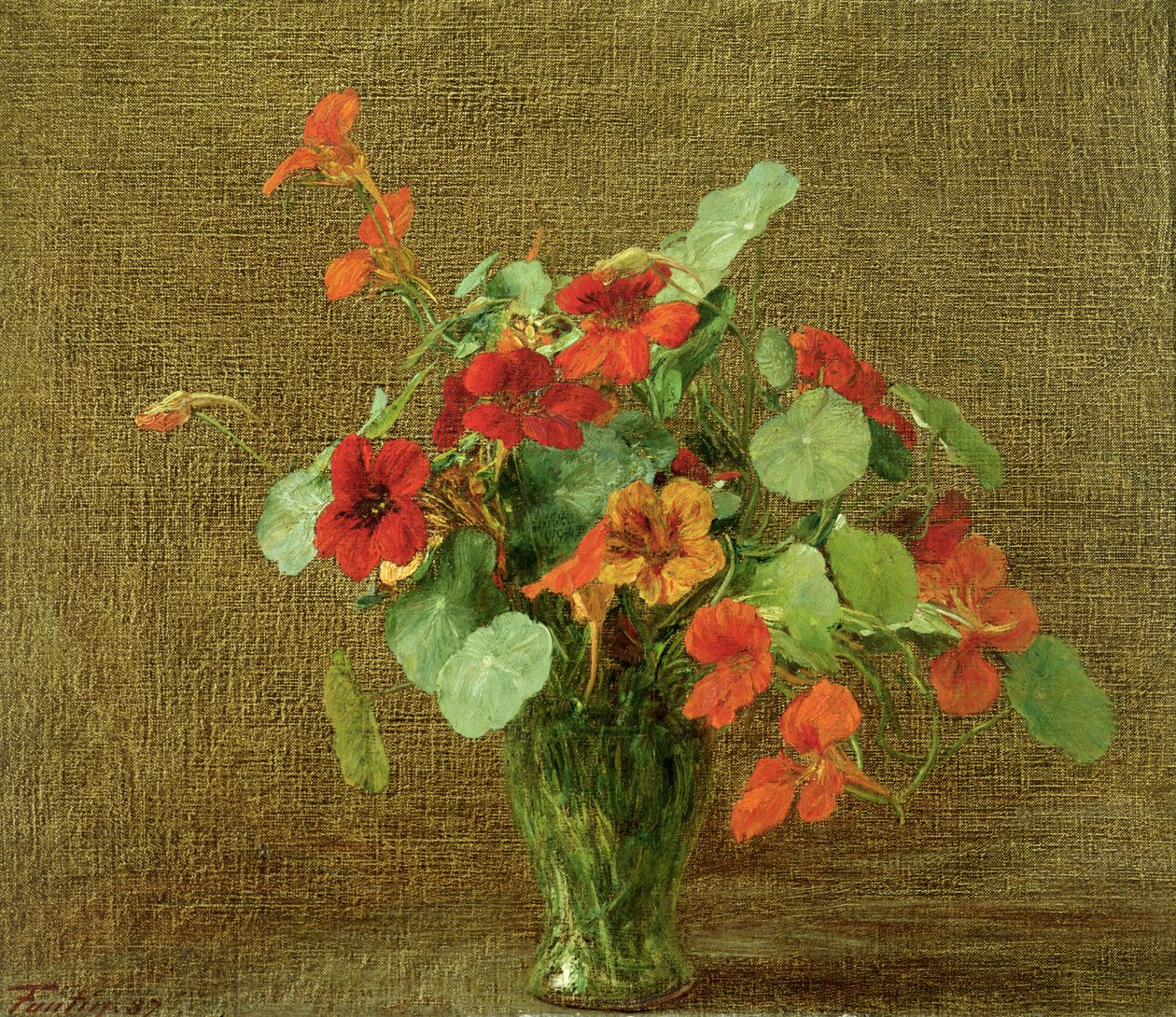 Kapuzinerkresse von Ignace Henri Jean Fantin Latour