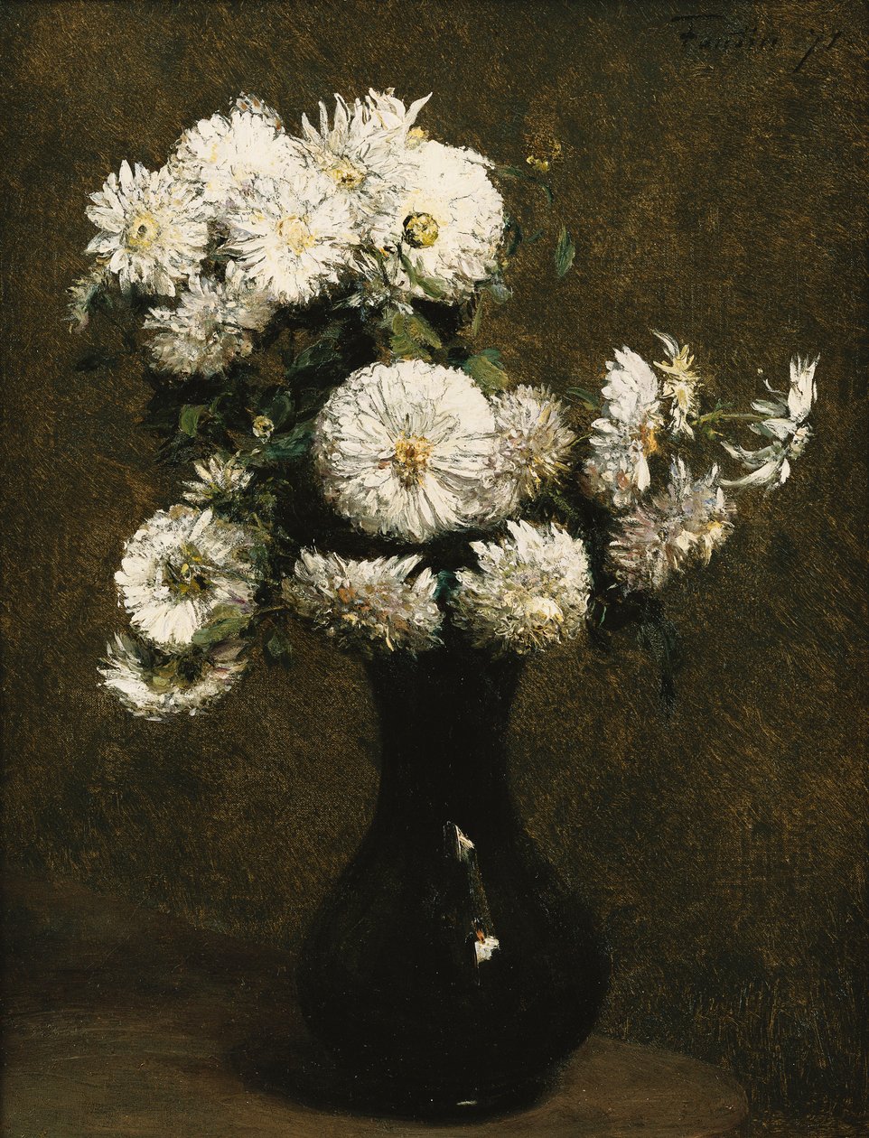 Chrysanthemen, 1871 von Ignace Henri Jean Fantin Latour