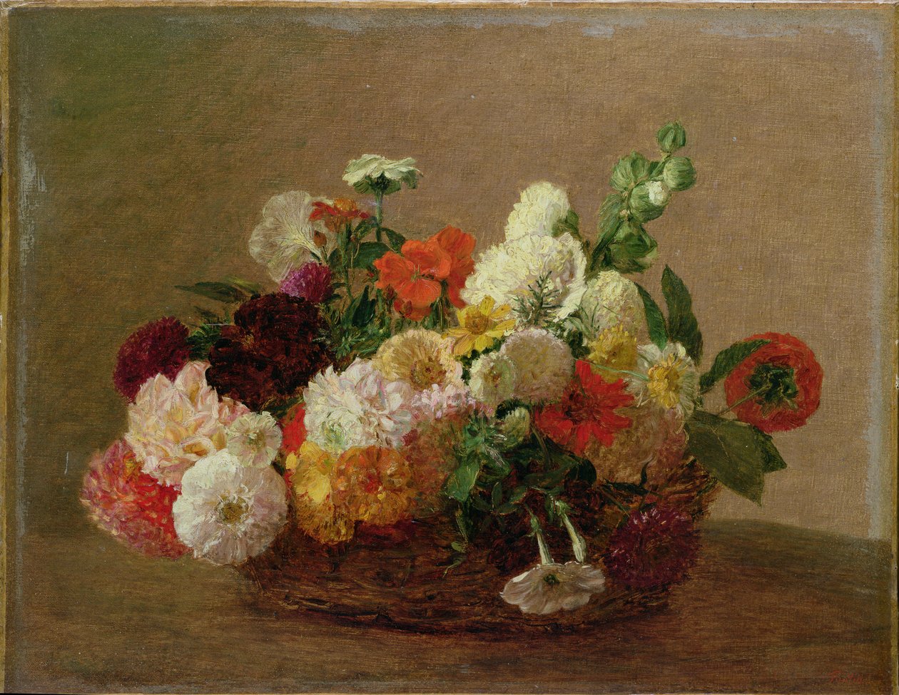 Blumenstillleben von Ignace Henri Jean Fantin Latour