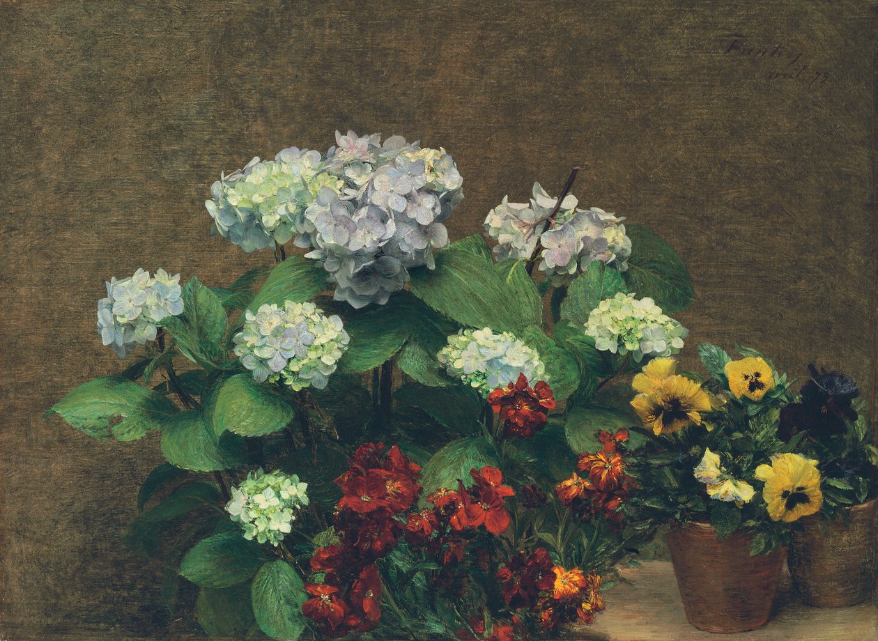 Blumen von Ignace Henri Jean Fantin Latour