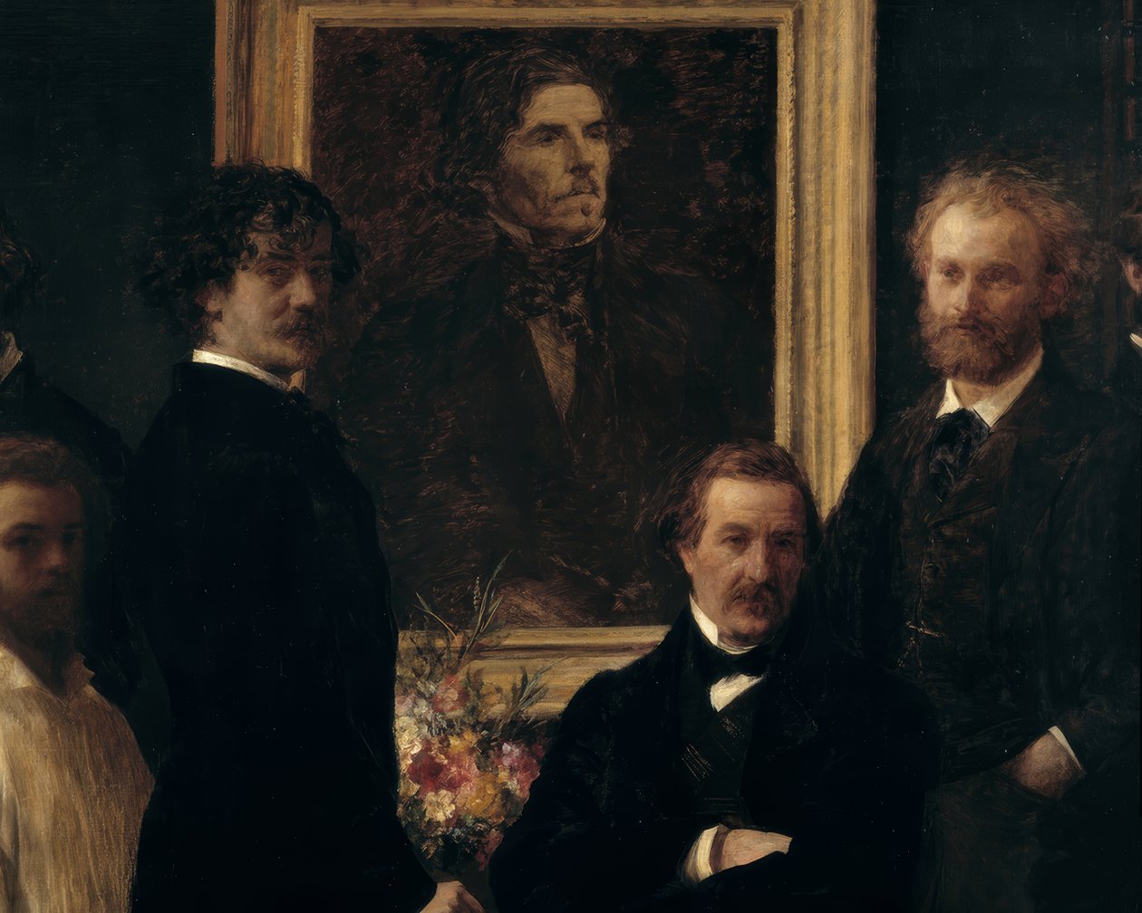 Hommage an Delacroix von Ignace Henri Jean Fantin Latour