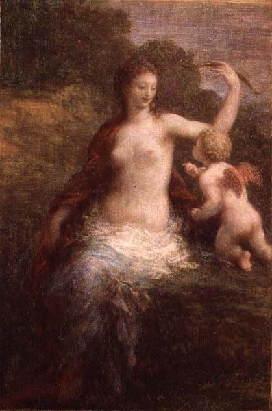 Liebe entwaffnet von Ignace Henri Jean Fantin Latour