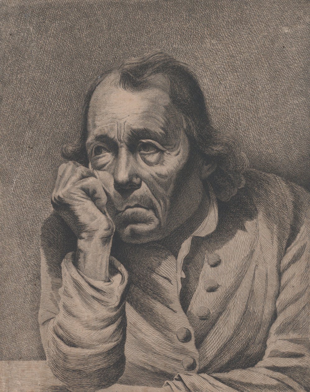 Der melancholische Mann von Ignace Joseph de Claussin