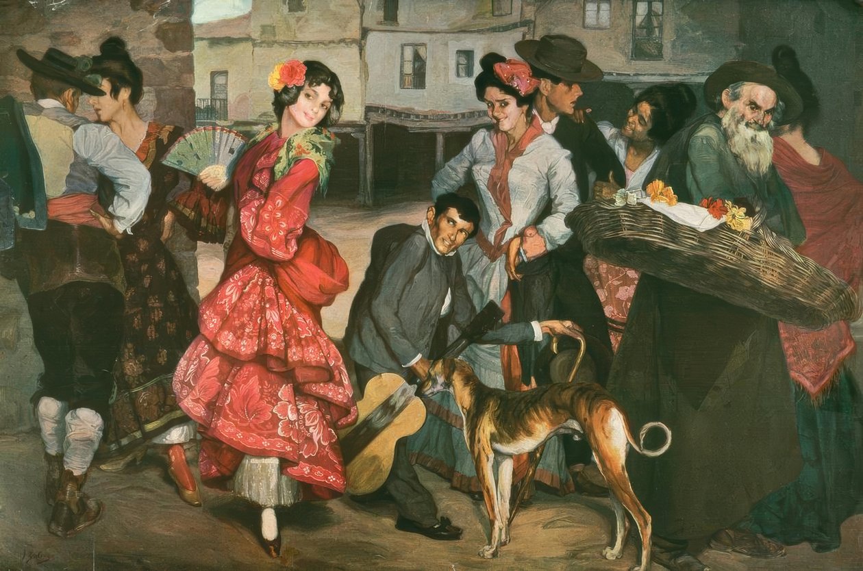 Die Straße des Lasters von Ignacio Zuloaga y Zabaleta