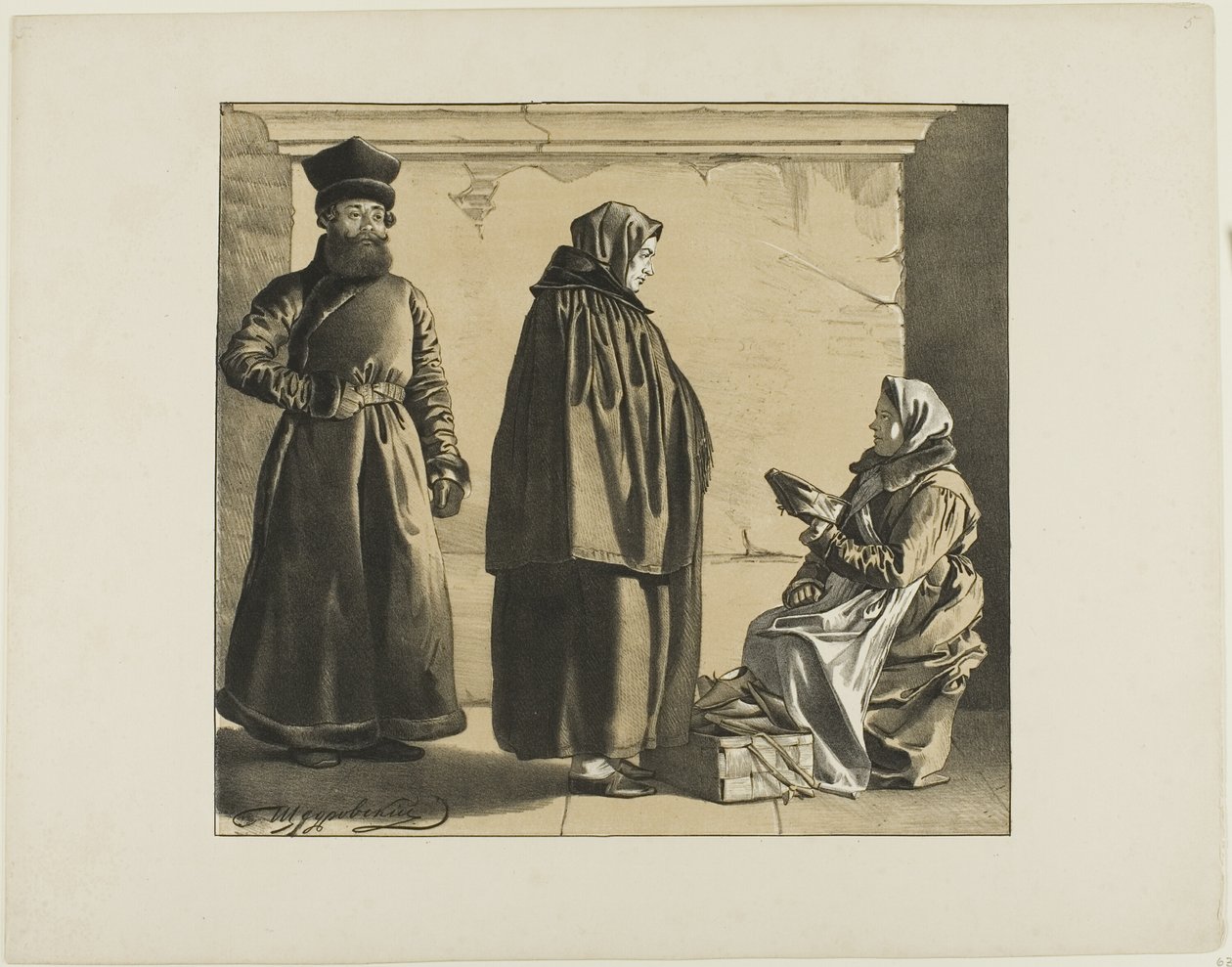 Szenen aus dem russischen Volksleben von Ignatii Stepanovich Shchedrovskii