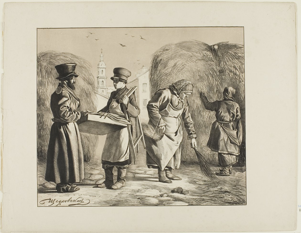 Szenen aus dem russischen Volksleben von Ignatii Stepanovich Shchedrovskii