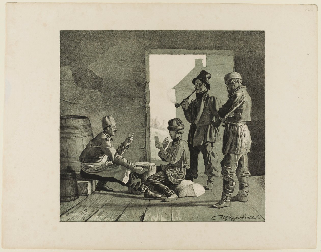 Szenen aus dem russischen Volksleben von Ignatii Stepanovich Shchedrovskii