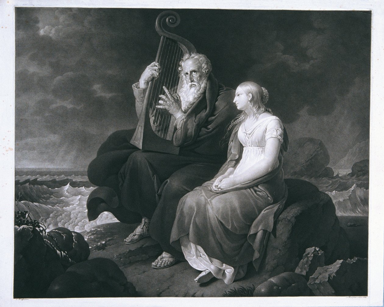 Ossian und Malvina von Ignaz Rungaldier