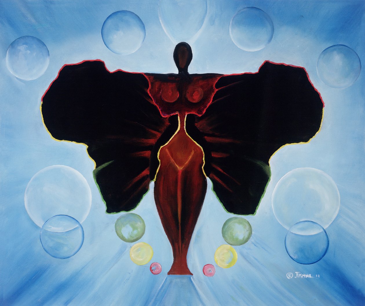 Schwarzer Schmetterling von Ikahl Beckford