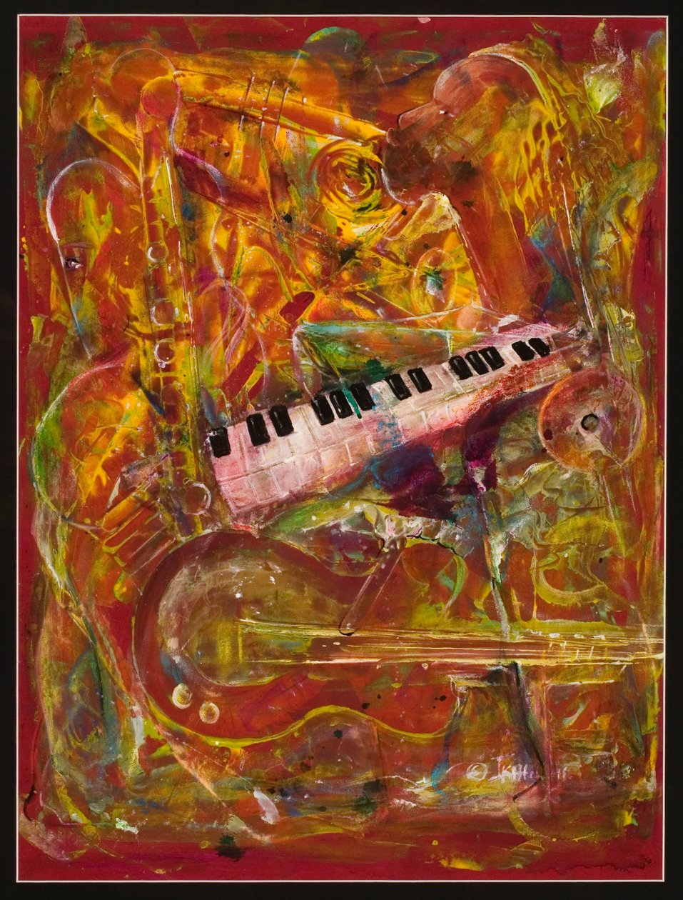 Symphonie in Rot von Ikahl Beckford