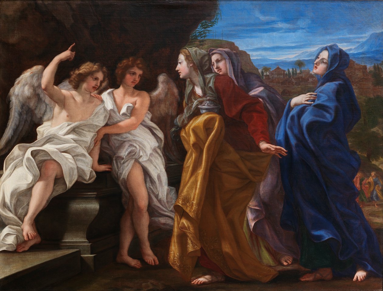 Die drei Marien am Grab, ca. 1684-85 von Il Baciccio