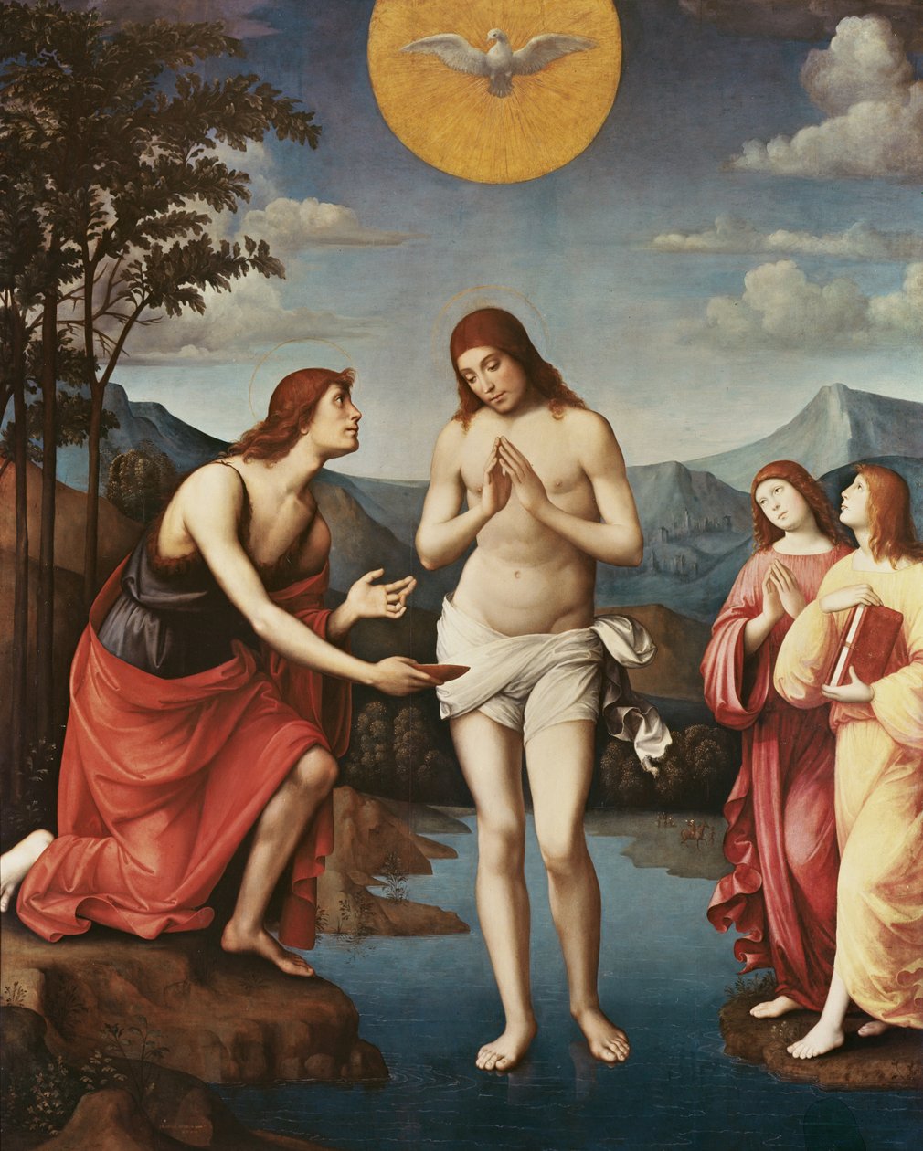 Die Taufe Christi von Il Francia