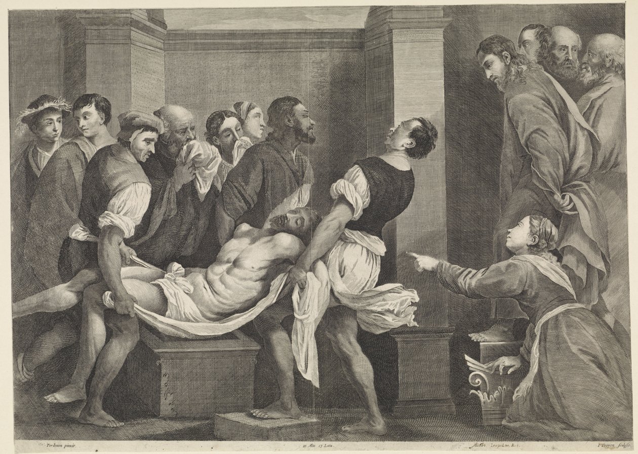 Die Auferweckung des Lazarus von Il Pordenone