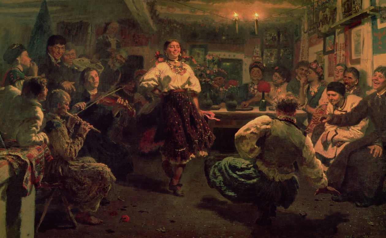 Dorffest, 1881 von Ilya Efimovich Repin