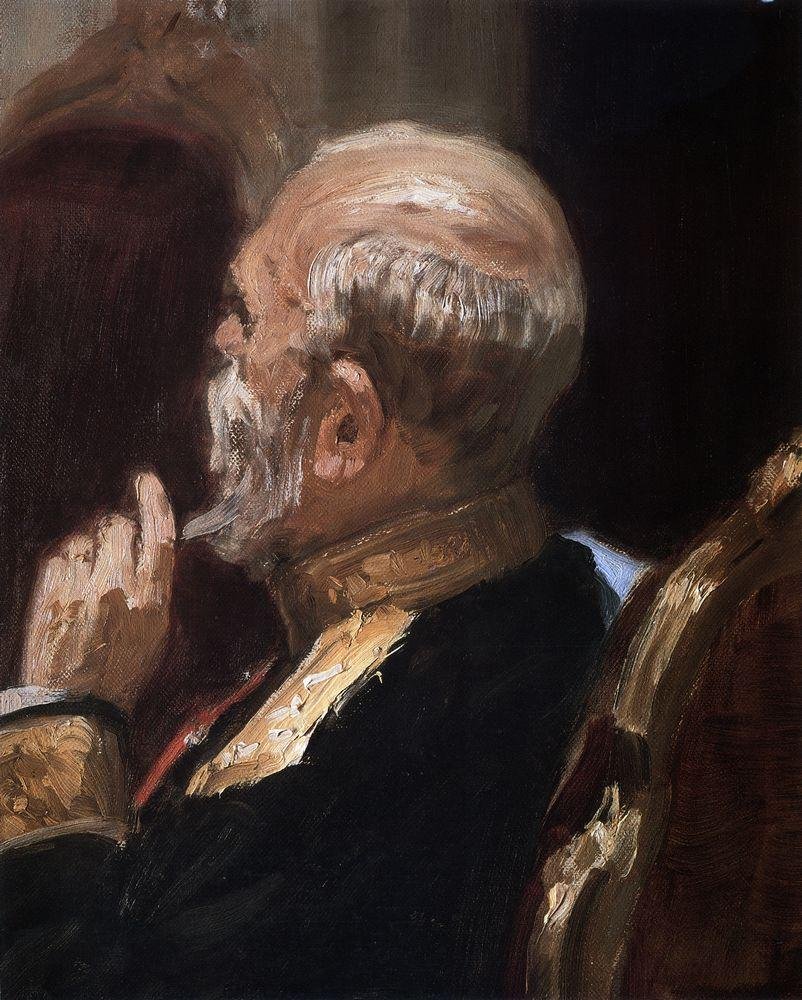 Obruchev von Ilya Efimovich Repin