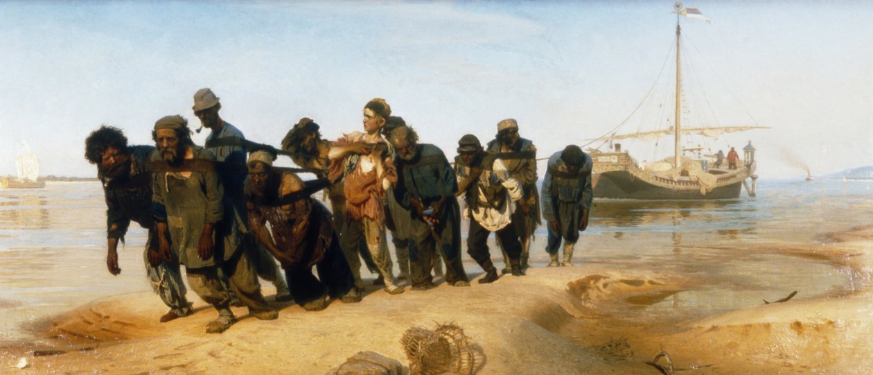 Wolga-Schlepper von Ilya Efimovich Repin