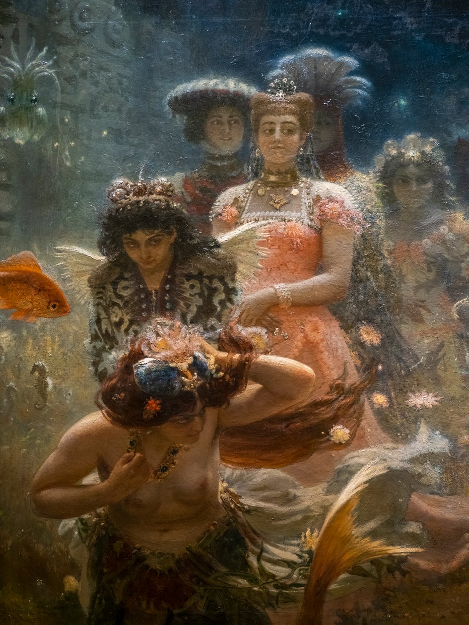 Sadko im Unterwasserkönigreich (Detail) von Ilya Efimovich Repin