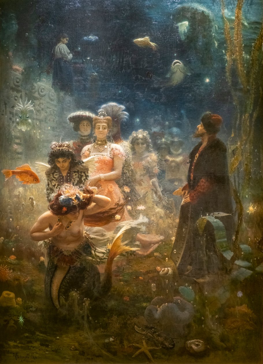 Sadko im Unterwasserreich von Ilya Efimovich Repin