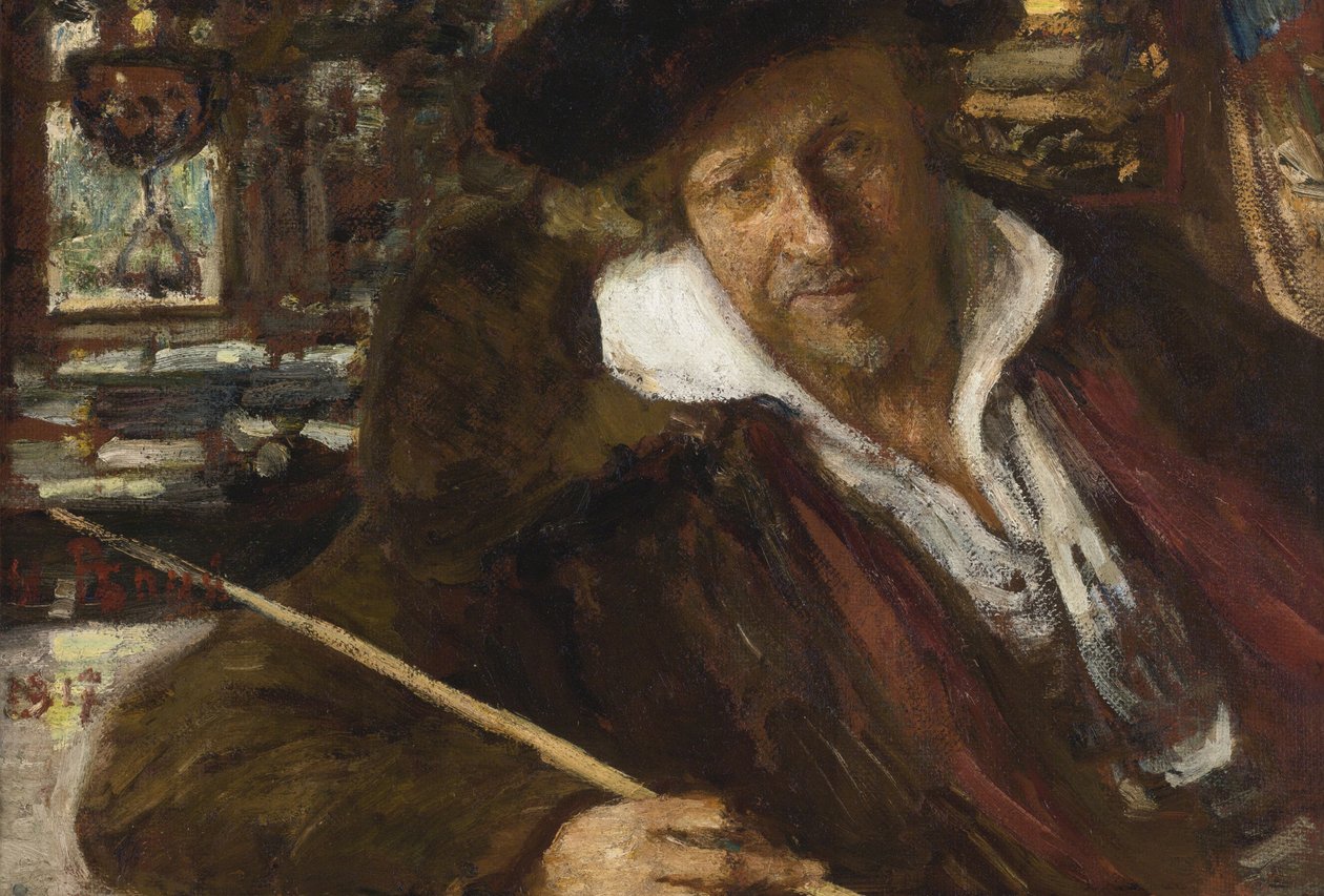 Selbstporträt, 1917 von Ilya Efimovich Repin