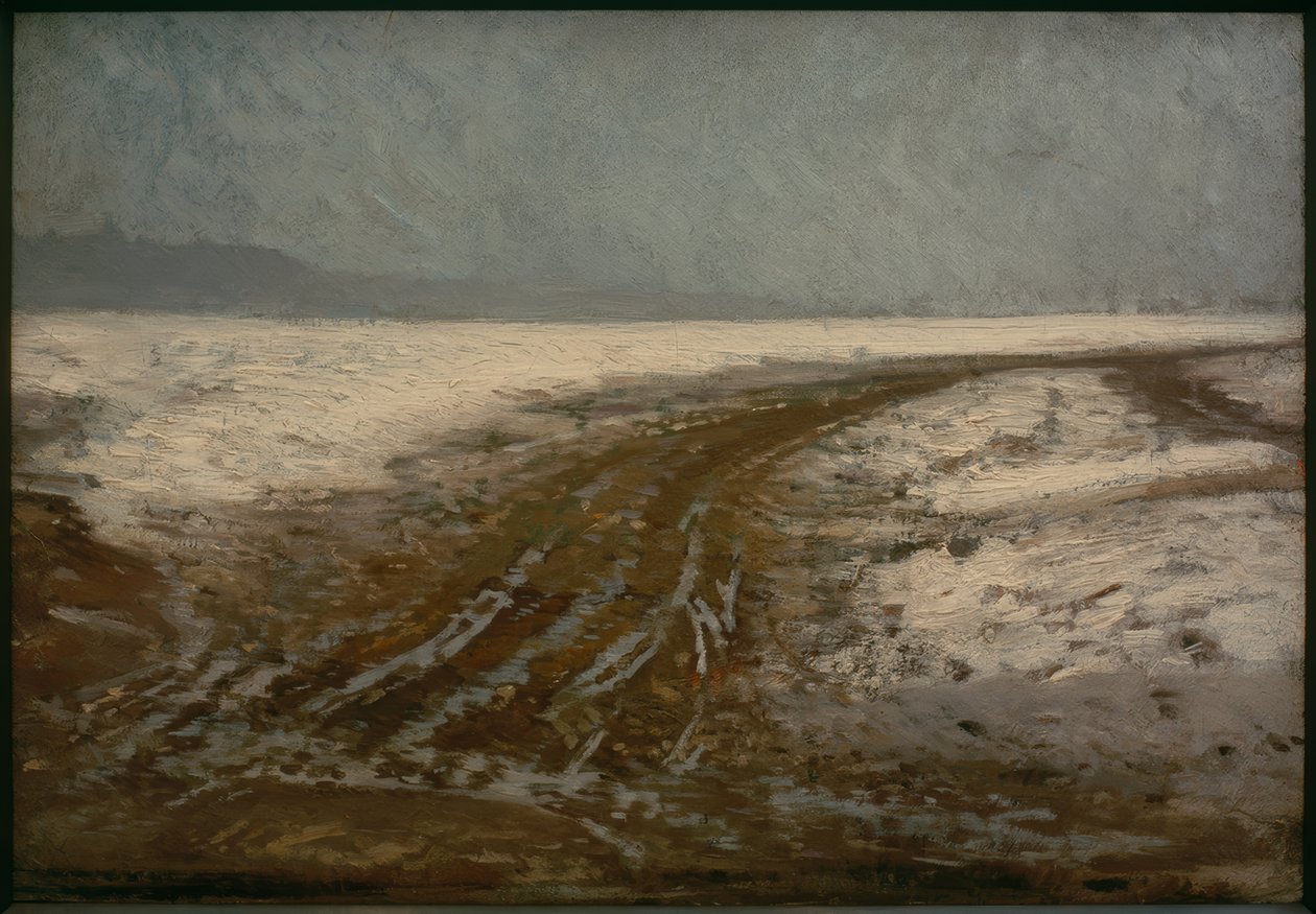 Weg (Straße im Schnee) von Ilya Efimovich Repin