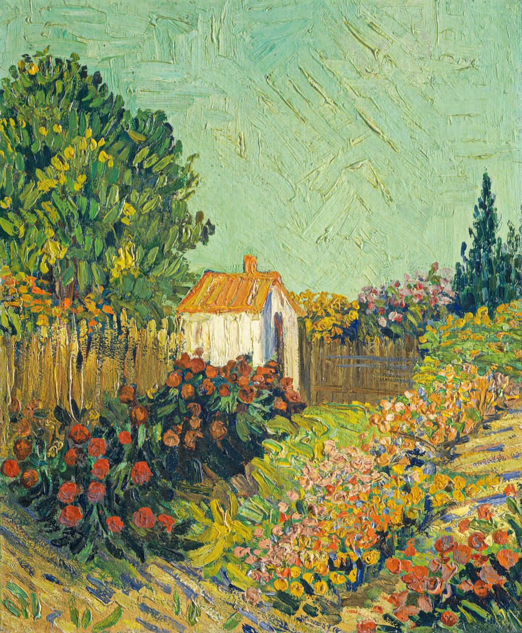 Landschaft von Imitator of Vincent van Gogh