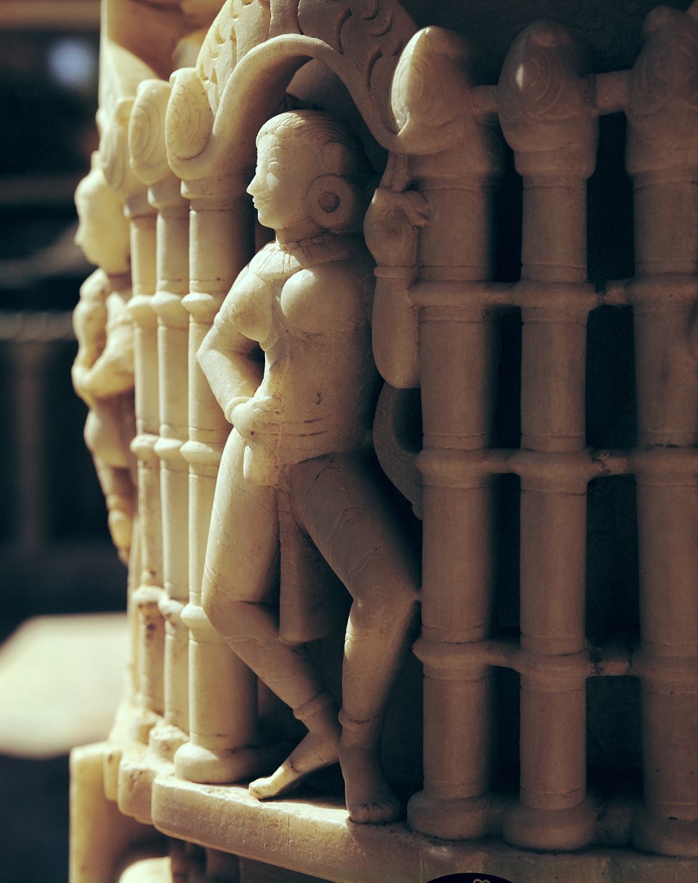 Detail einer Säule von Indian School