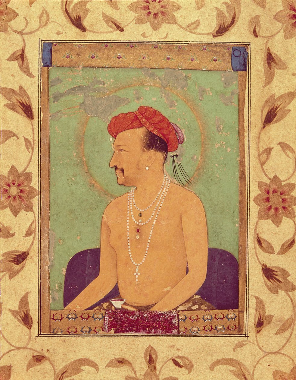 Kaiser Jahangir (1569-1627) von Indian School